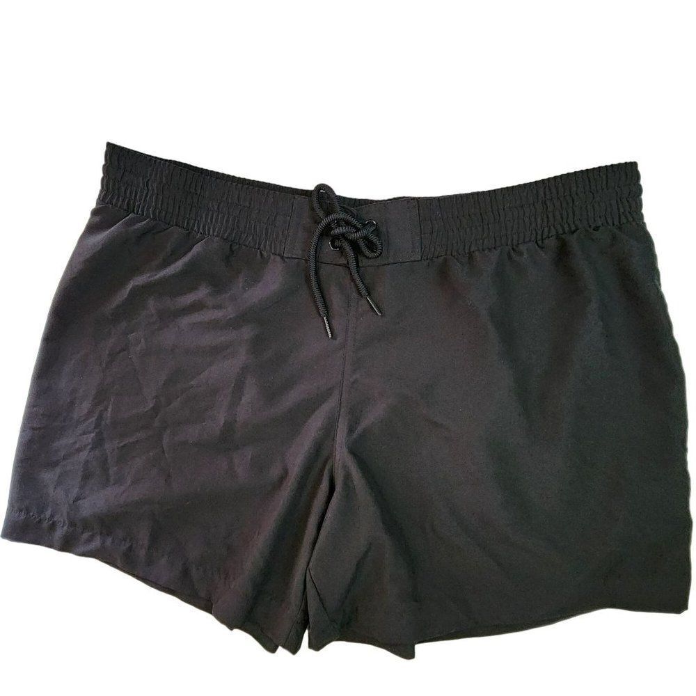 Kona Sol Womens Active Swim‎ Black Short 14W NWT